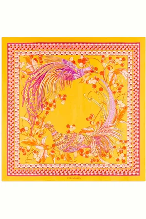 Salvatore Ferragamo Animal print silk scarf