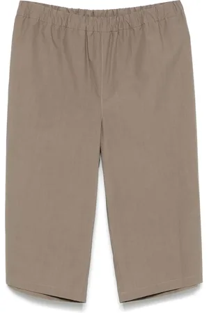 RIER Waxed poplin shorts