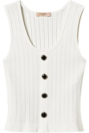 Twin-Set Button-up knitted top