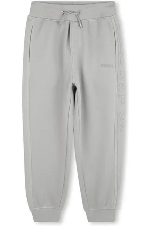 HUGO BOSS Rubberised-logo track pants