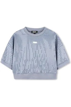 DKNY Sequin-embellished sweatshirt