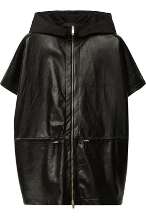 Fabiana Filippi Pleated leather cape
