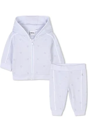 HUGO BOSS Monogram-pattern tracksuit set