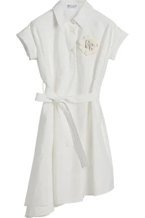 Brunello Cucinelli Poplin chemisier dress