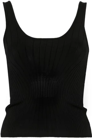 MUGLER Knitted tank top