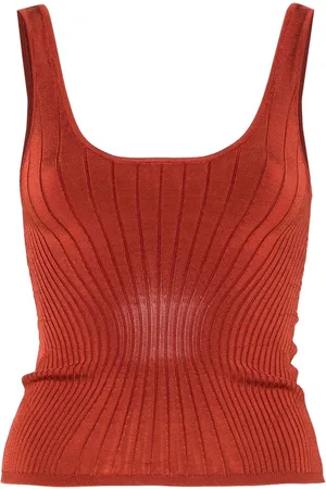 MUGLER Knitted tank top