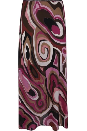 RIXO London Abstract-pattern print skirt