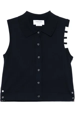 Thom Browne 4-Bar cotton vest