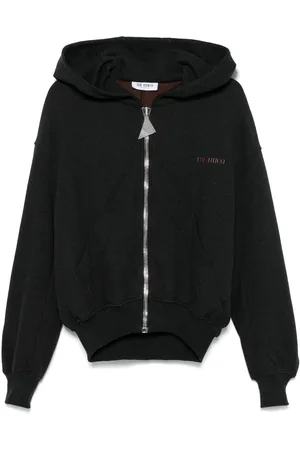 The Attico Logo-appliqu?? hoodie