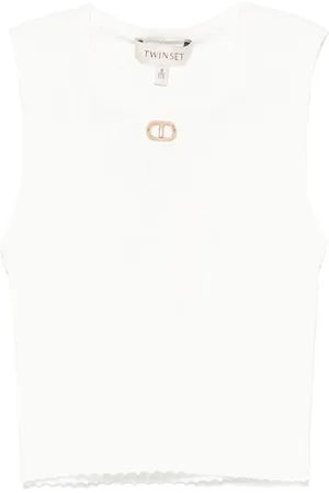 Twin-Set Ribbed tank top