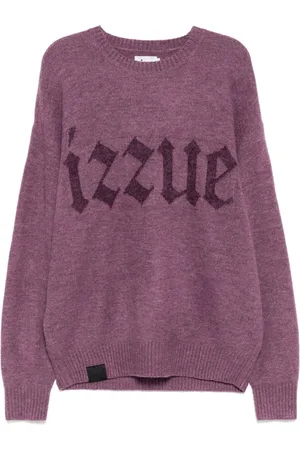 Izzue Logo-jacquard jumper