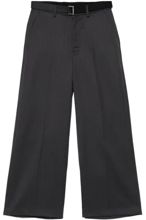 SACAI Striped trousers