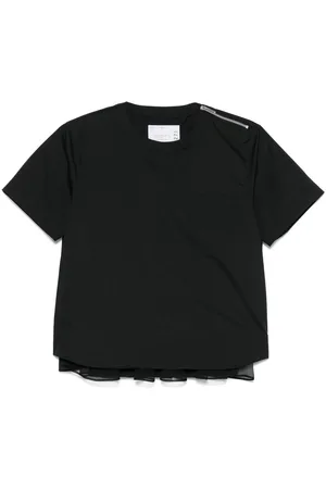 SACAI Box-pleat T-shirt