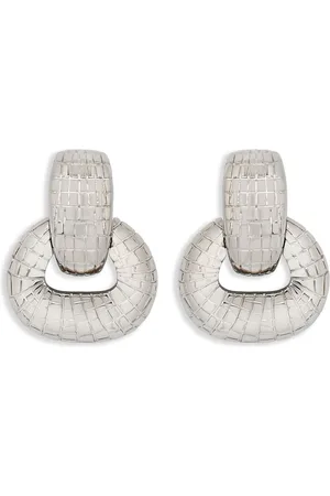 Oscar de la Renta Textured drop earrings