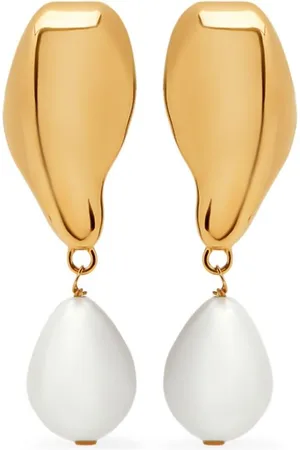 Oscar de la Renta Embellished drop earrings