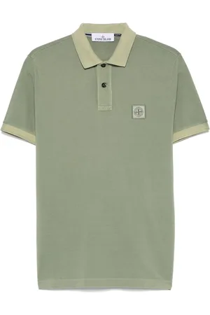 Stone Island Compass-patch polo shirt