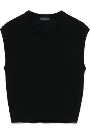 Emporio Armani Logo-jacquard vest