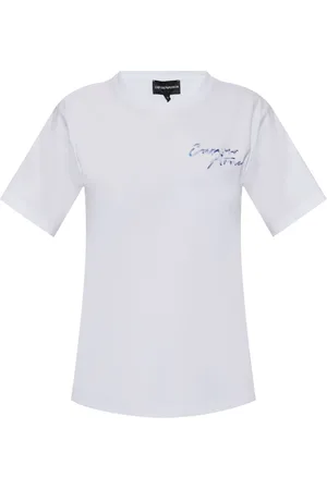 Emporio Armani Logo-embroidered T-shirt