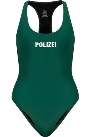 Vetements Text-print swimsuit