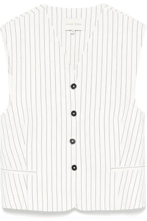 Loulou Studio Striped waistcoat