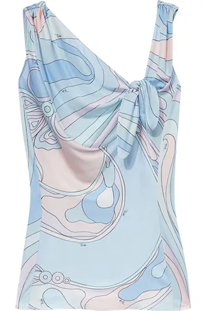 Puccini Orchidee-print top