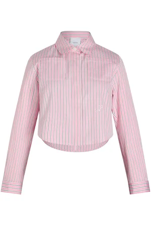 Patou Striped cropped shirt