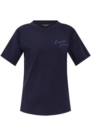 Emporio Armani Logo-embroidered T-shirt