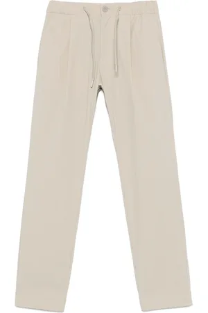 HERNO Pleated tapered trousers