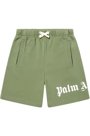 Palm Angels Logo-print track shorts
