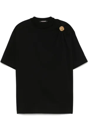 Roberto Cavalli Shoulder-jewel T-shirt