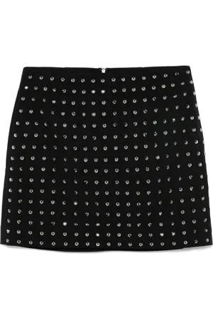 Karl Lagerfeld Large-rhinestone mini skirt