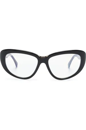 Max Mara MM5109B logo-print cat-eye frame glasses