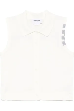 Thom Browne 4-Bar cotton vest