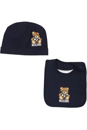 Moschino Teddy bear-print beanie (set of two)