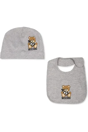 Moschino Teddy bear-print beanie (set of two)