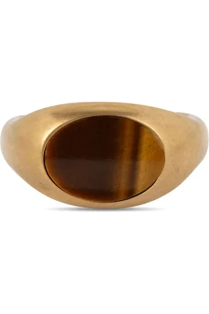 DRIES VAN NOTEN Stone signet ring