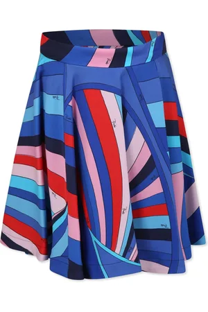 PUCCI Junior Abstract-pattern print skirt