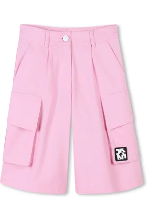 DKNY Logo-patch shorts