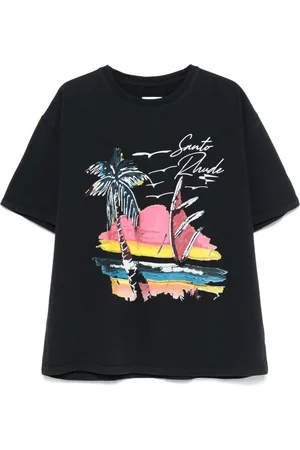 Rhude Beach-print T-shirt