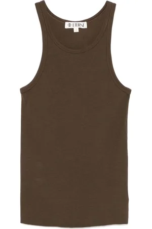ÉTERNE Fine-ribbed tank top