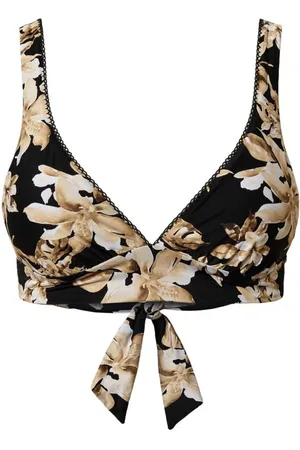 Twin-Set Floral-print bikini top