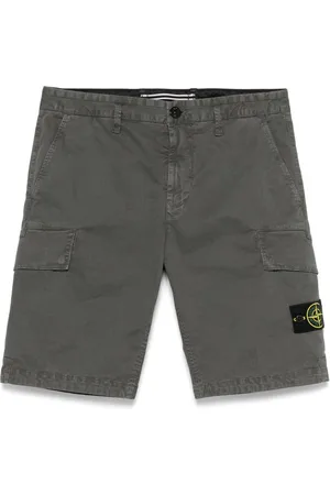 Stone Island Compass-badge cargo shorts