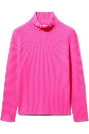 PUCCI Junior Logo-intarsia ribbed-knit jumper