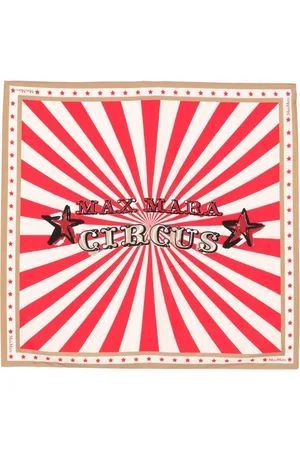 Max Mara Printed silk scarf
