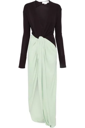 Victoria Beckham Knot-detail jersey gown
