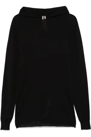 Rick Owens Fine-knit hoodie