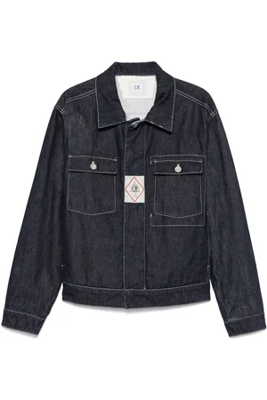 C.P. Company Logo-patch denim jacket