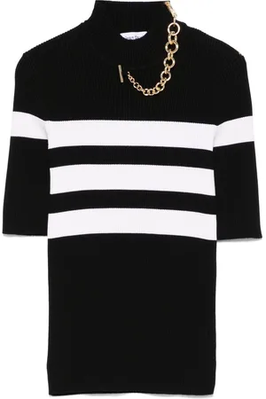 Jean Paul Gaultier Striped knitted T-shirt