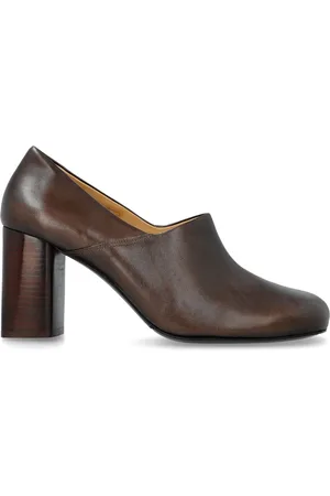 LEMAIRE 85mm leather pumps
