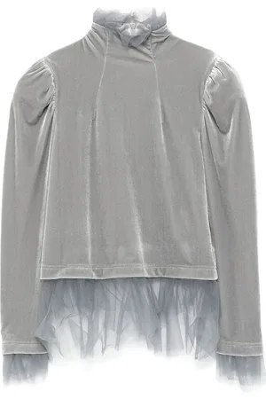 NOIR KEI NINOMIYA X Comme Des Garcons velvet top